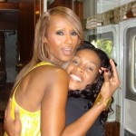 Janet Jackson with Supermodel Iman