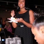 Stuffing my face with yummy deserts at Mike & Samantha's Jack & Jill party.